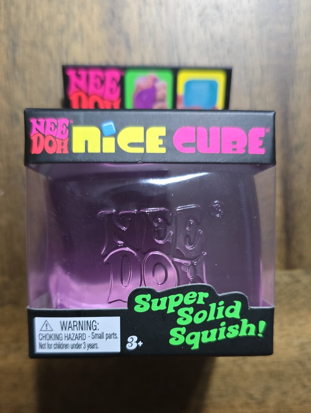 NeeDoh Nice Cube Purple Super Solid Squish